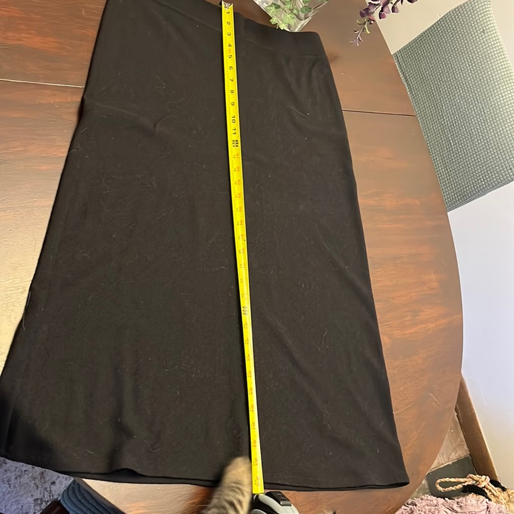 Eileen Fisher wool stretch knit maxi skirt